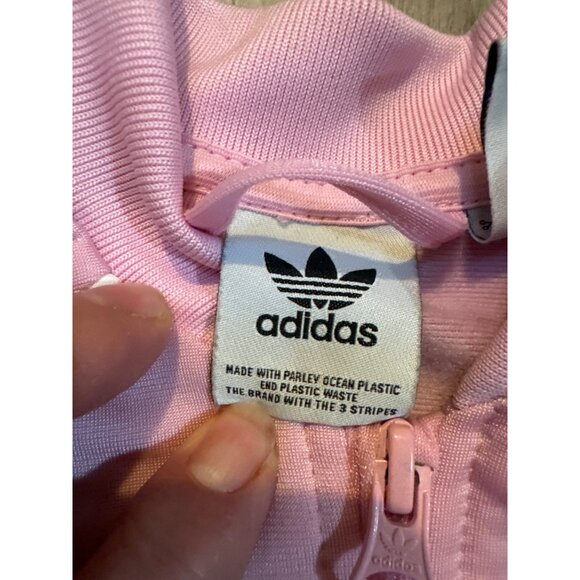 Adidas Baby Girl Pink Track Jacket 12-18M - Picture 2 of 6